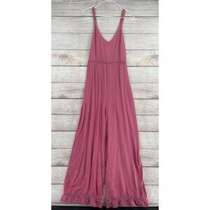 Rusty Talia Jumpsuit Women's Size XL Pink‎ Tank Top NEW